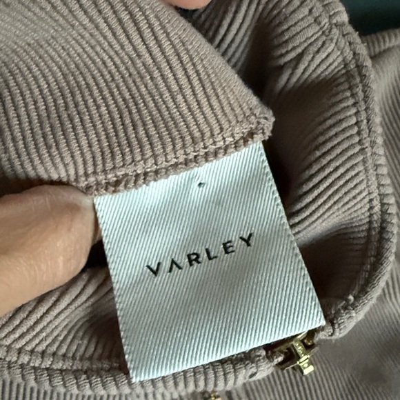 Varley Brown Quarter Zip Pullover Size XS Taupe Turtleneck Sweater - Picture 7 of 8